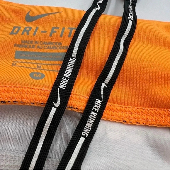 NIKE Women’s M Racer Leopard Print Running‎ Crop Leggings zipper pocket Dri-fit - Picture 7 of 11